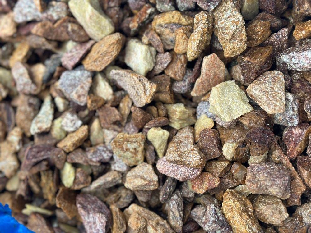 Златолит персиковый декоративная каменная крошка купить в Омской области