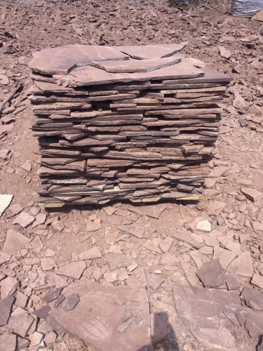 Плитняк лемезит бордовый для цоколя 1,5-2 см купить в Омской области