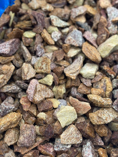 Златолит персиковый декоративная каменная крошка купить в Омской области