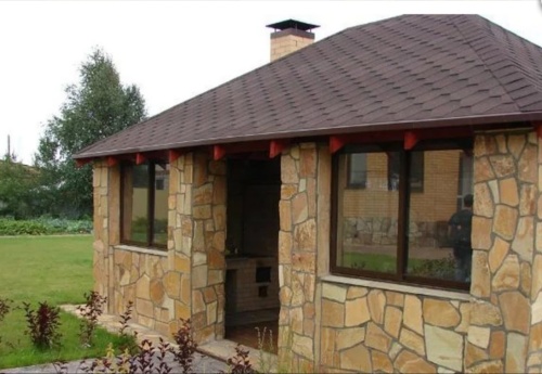 Плитняк златолит жёлтый для фасада 1,5-3 см купить в Омской области