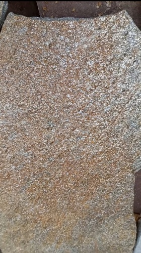 Плитняк златолит серебристый для цоколя, отмостки купить в Омской области