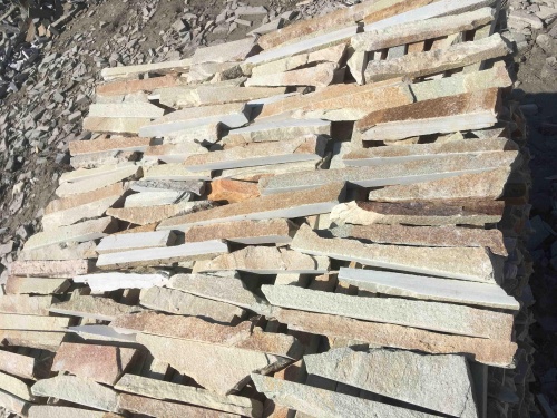 Горбушка златолит золотистый для облицовки купить в Омской области