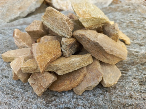 Златолит жёлтый декоративная каменная крошка купить в Омской области