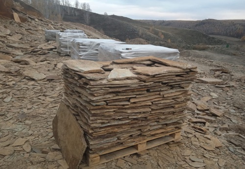 Плитняк кора дерева для цоколя, отмостки купить в Омской области