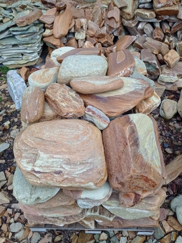 Златолит жёлтый, жёлто-зелёный глыбки и валуны для ланшафтного дизайна купить в Омской области